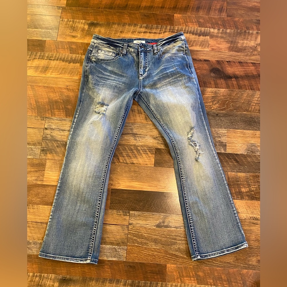 Mens Antique Rivet Jeans